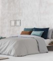 FUNDA NÓRDICA JACQUARD TARIFA C/03 GRIS