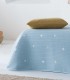COLCHA JACQUARD ARONA C/03 AZUL