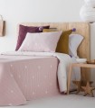 COLCHA JACQUARD ARONA C/04 ROSA