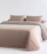 EDREDÓN ESTAMPADO DEGRADÉ BEIGE