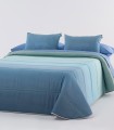EDREDÓN ESTAMPADO DEGRADÉ AZUL