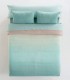 EDREDÓN ESTAMPADO DEGRADÉ AQUA