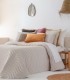COLCHA JACQUARD TINEO C/02 BEIGE