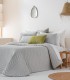 COLCHA JACQUARD TINEO C/03 GRIS