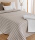 COLCHA JACQUARD AINA C/02 BEIGE