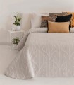 COLCHA JACQUARD ARCOS C/02 BEIGE