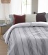 FUNDA NÓRDICA ESTAMPADA BAEZA GRIS