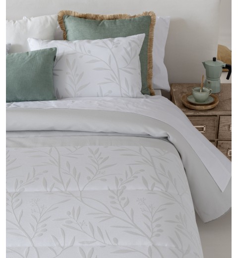EDREDÓN JACQUARD SARE GRIS