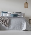 EDREDÓN JACQUARD VOLTE GRIS