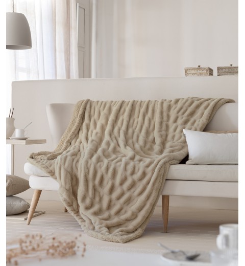 PLAID NANCI BEIGE